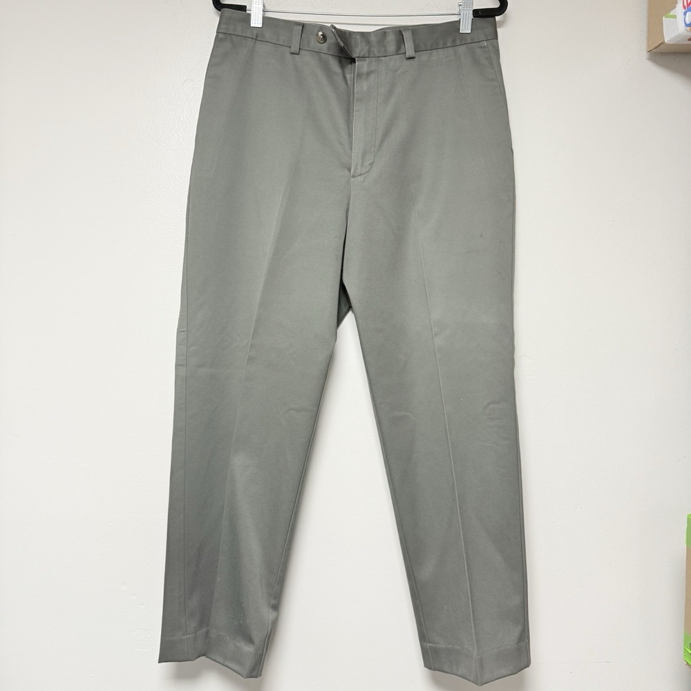 Roundtree & York Men's Gray Dress Pants Classic Fit Size 33x30